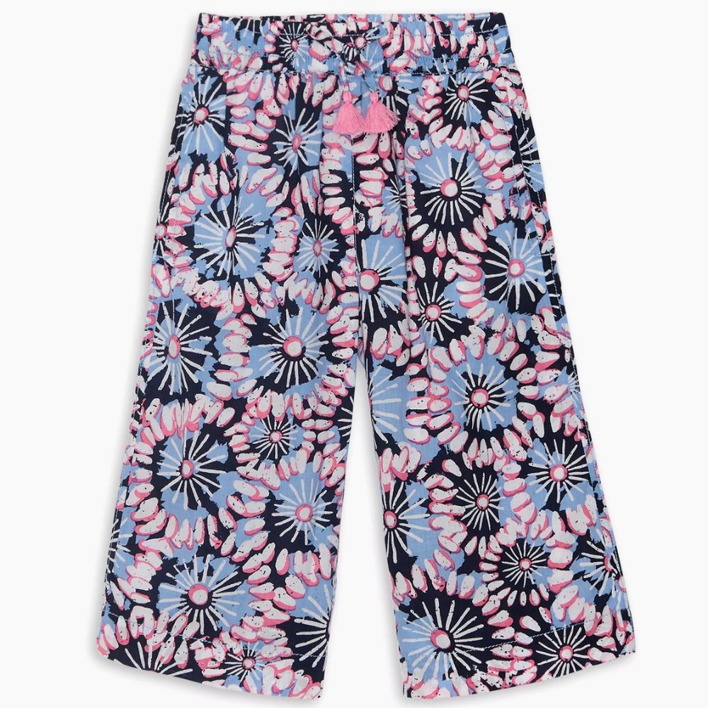 Hatley Sundial Mandala Cropped Culottes NWT, Size 6